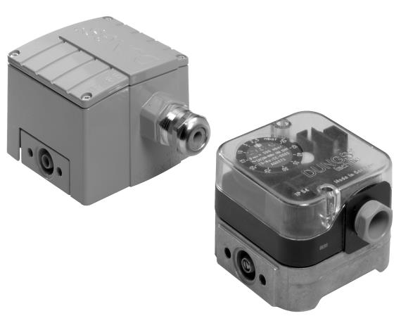 GGW A4 Differential Pressure Switches for Gases and Air